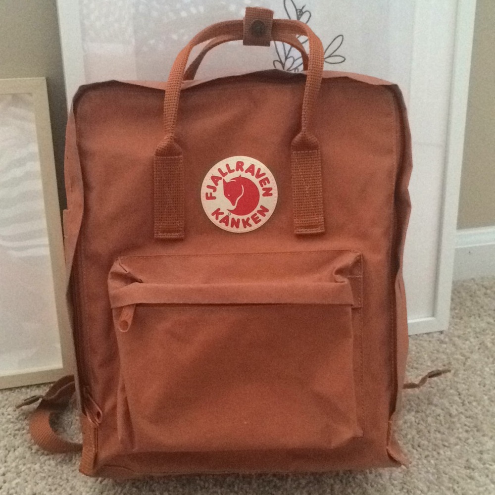 Fjallraven Kanken backpack, brick